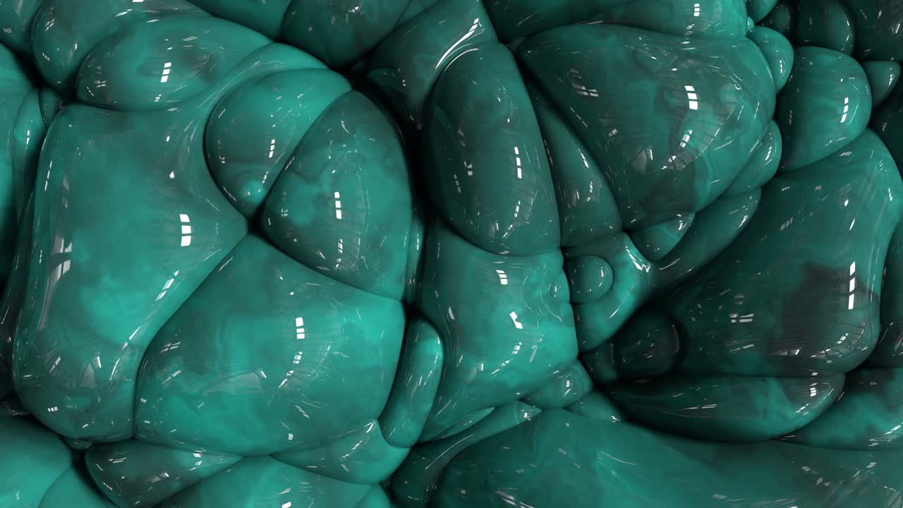 3d цикл абстрактный жидкий фон. волнистая поверхность с волнами. модная яркая выпуклая текстура, модный текстиль, графический дизайн движения, анимированная эластичная текстура.