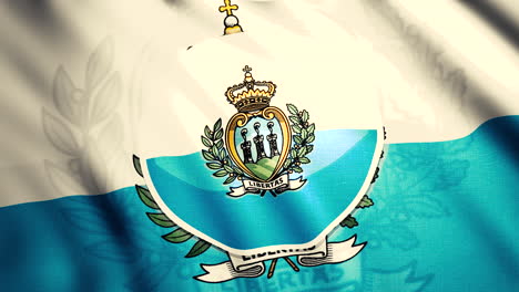 san marino flag