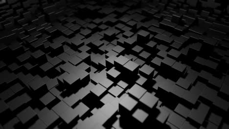cubos en movimiento de bucle