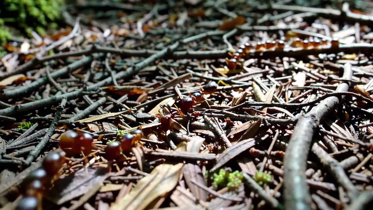 Ants on Forest Floor