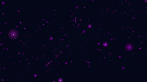 dynamic purple background with whirling white dots