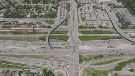 carreteras con tráfico en miami