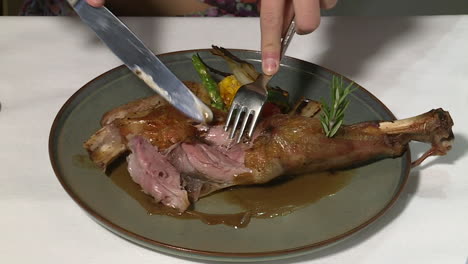 roasted lamb with vegetables
