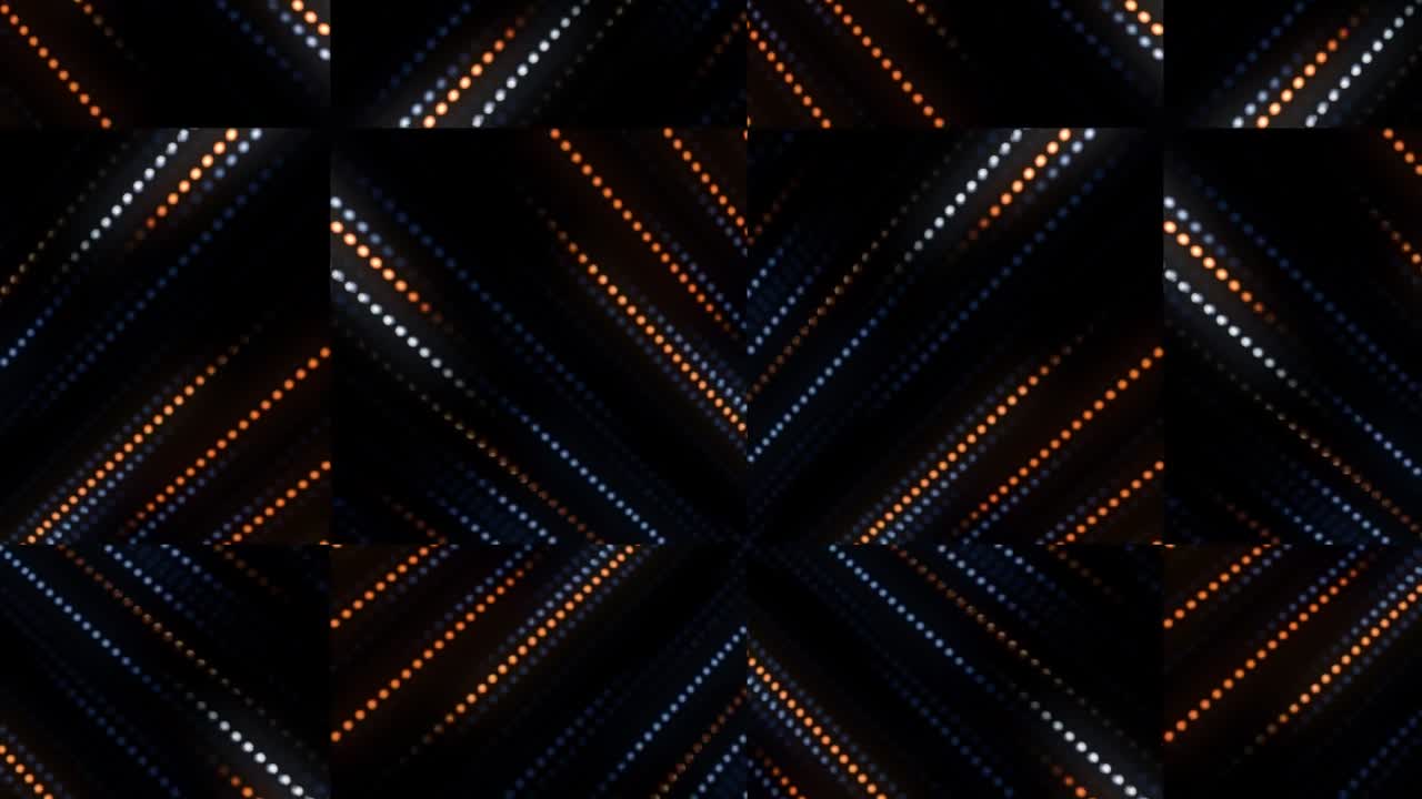 Vj Stage Led Lights Moving Blue Orange Lights