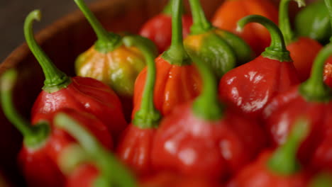 Fresh-Chili-Pepper-in-a-Wooden-Bowl