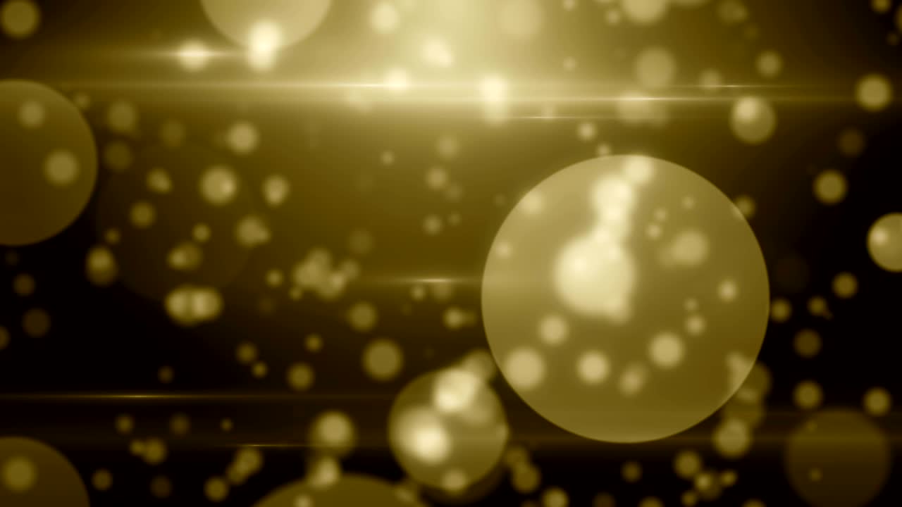 입자 금 반이는 보케상 먼지 추상적인 배경 루프