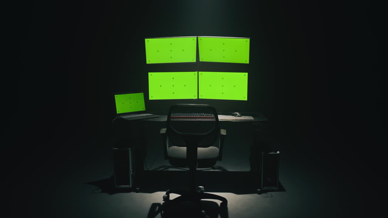 밤에는 해커의 어두운 작업장