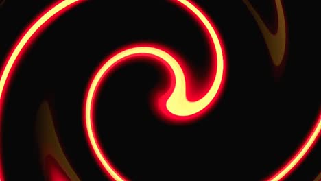 formas de rayas animadas con luz brillante de colores