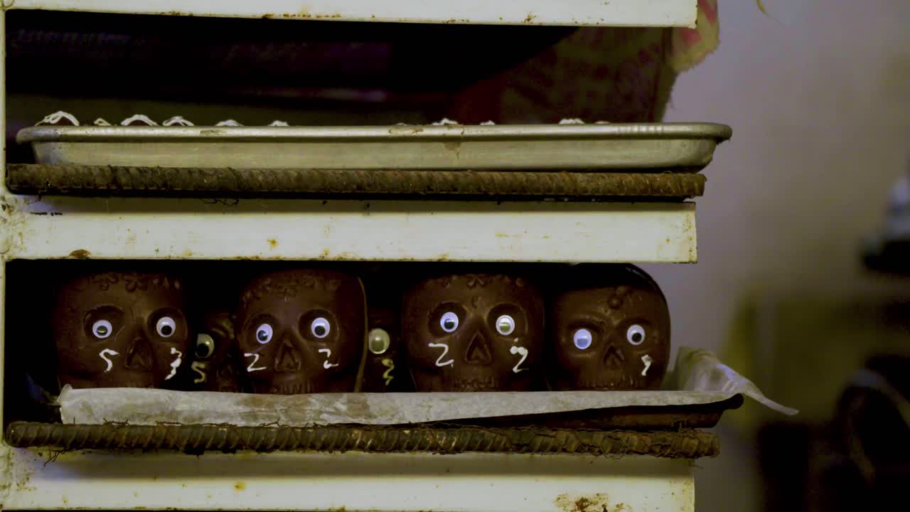 Traditional Day of the Dead Chocolate Skulls