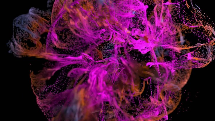 Abstract Ink Explosion