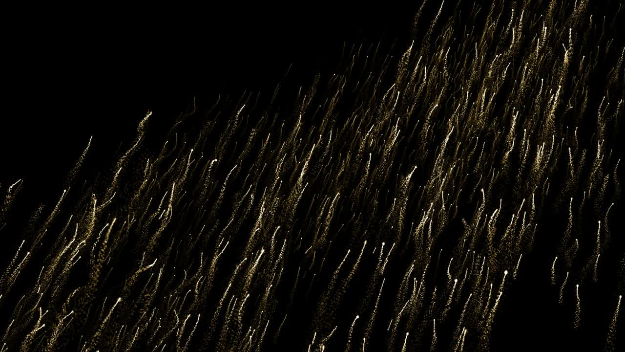 입자 금 반이는 보케상 먼지 추상적인 배경 루프