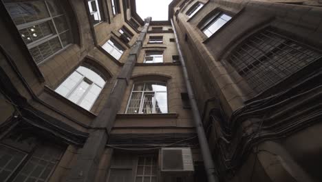 inner courtyard of an old building