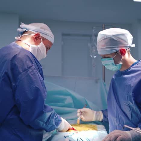 medical team in operating theater