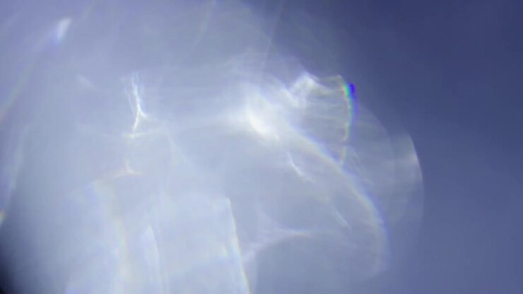 Abstract Light Leaks and Lens Flares on Dark Background