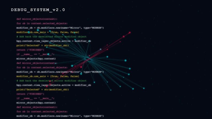Abstract Data Visualization of Python Code and Network Nodes
