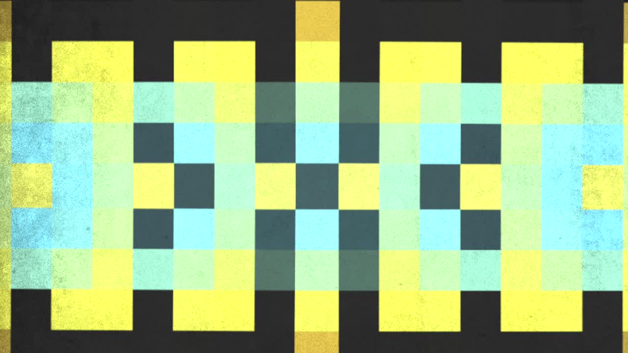 대담한 검은색과 노란색의 체커 패턴은 눈에 띄는 대조와 융합적인 디자인을 만니다.