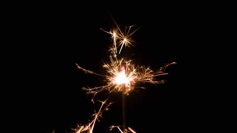 magic glowing flow of sparks in the dark