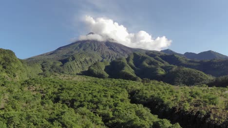 Merapi Mountain Volcano Drone Indonesia