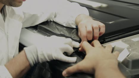 car roof protective film installation