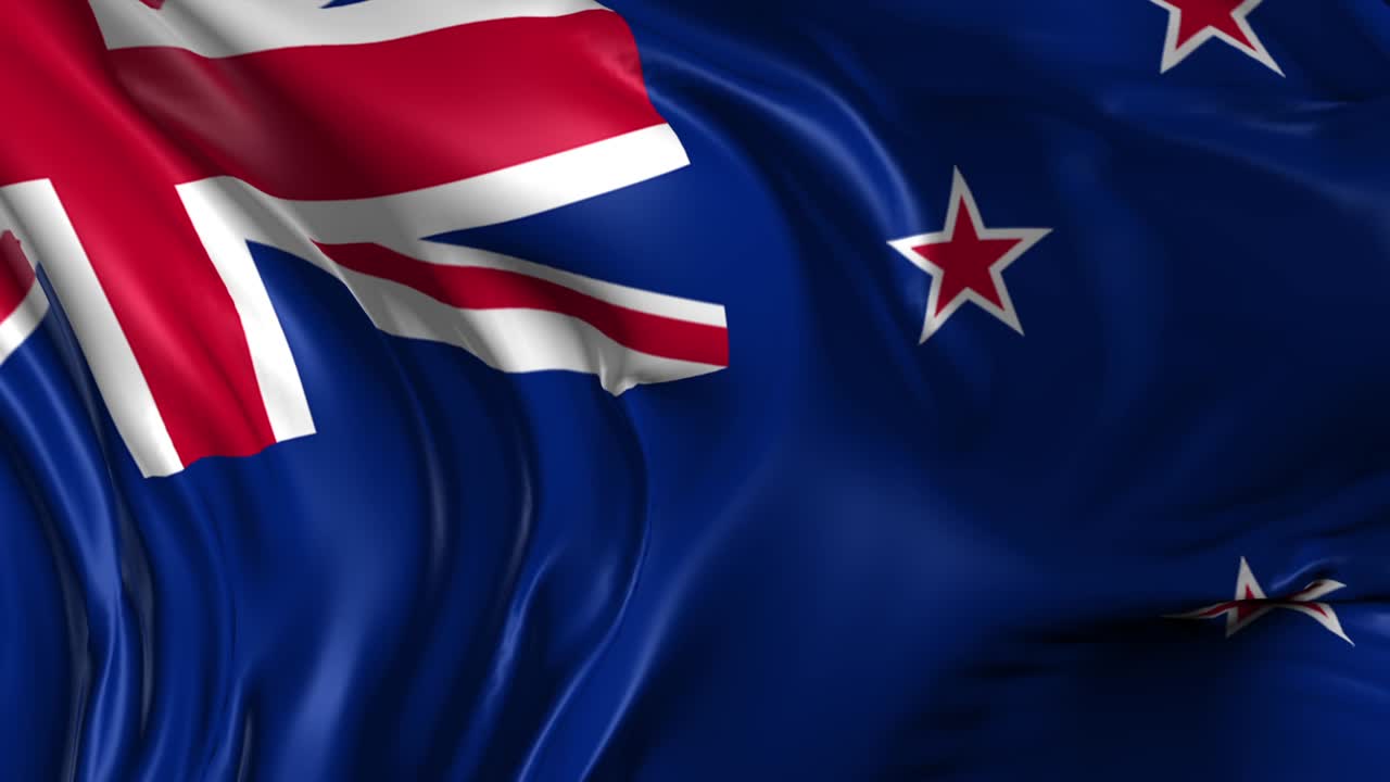 루프 모드에서 뉴질랜드 발의 아름다운 3d 애니메이션