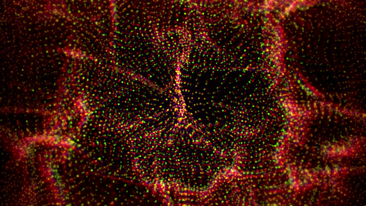 4k cuadrícula turbulenta abstracta.