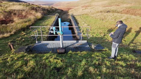 video footage of the bleak and wild landscape of the yorkshire moors