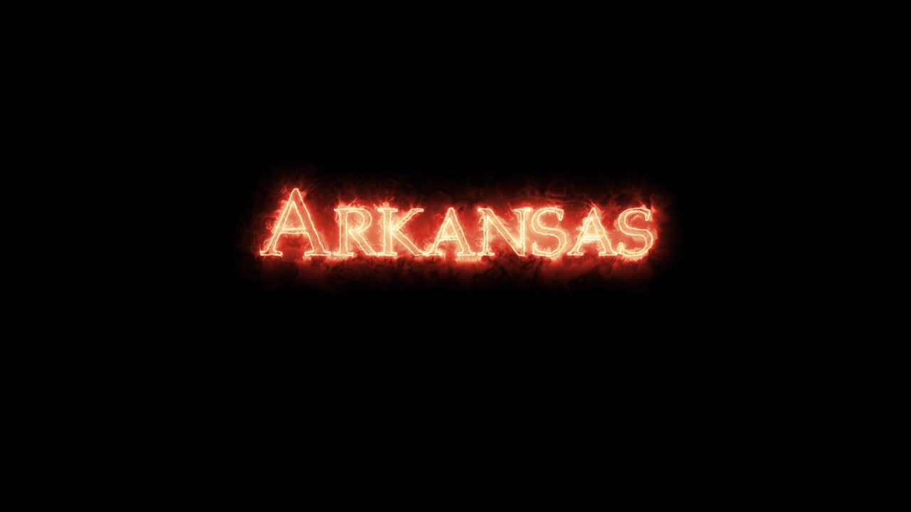 arkansas escrito con fuego.