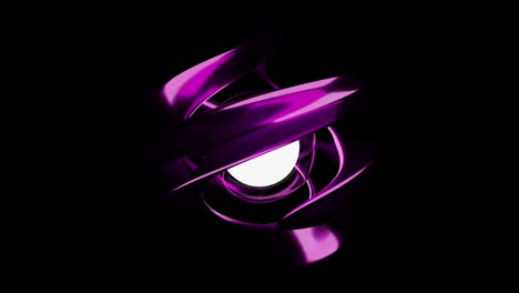 abstract 3d purple design