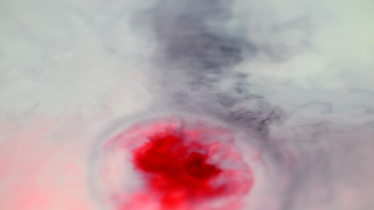 Forskellige lyse effekter. Sort og rød på en hvid baggrund.