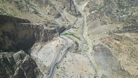 the winding path of mahipar, afghanistan