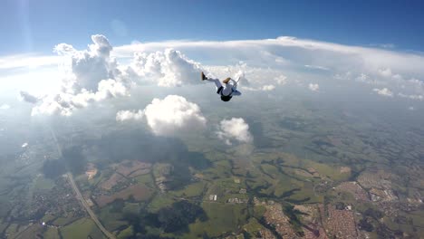 easter bunny jumping parachute