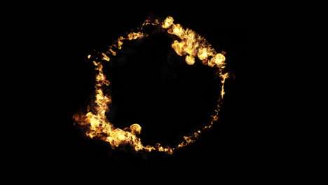 anillo de fuego circular
