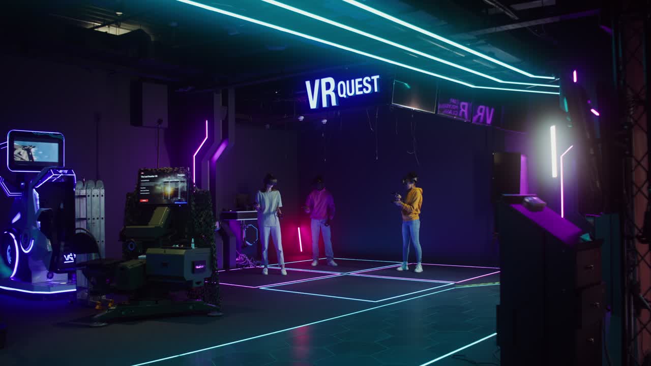 VR Quest Arcade Gaming Experience