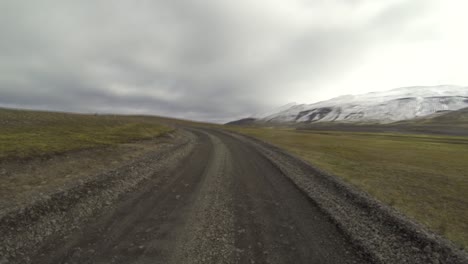 car onboard on iceland higlands