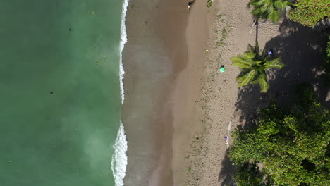 flying over montesinos beach, dominican republic