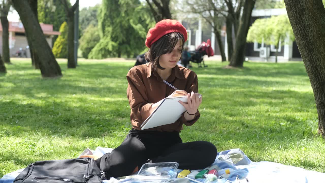 소녀 재미있는 그림