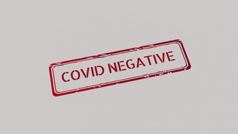 Covid-Negativstempel