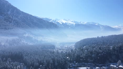 Manali-covered-in-snow-in-himachal-pradesh