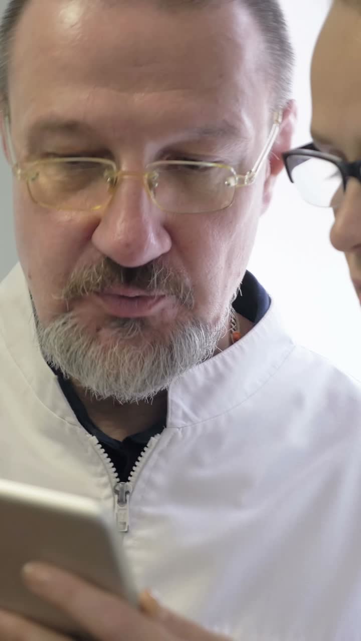 Medical Professionals Collaborating on Research