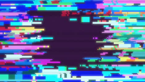 motion graphic of glitch background