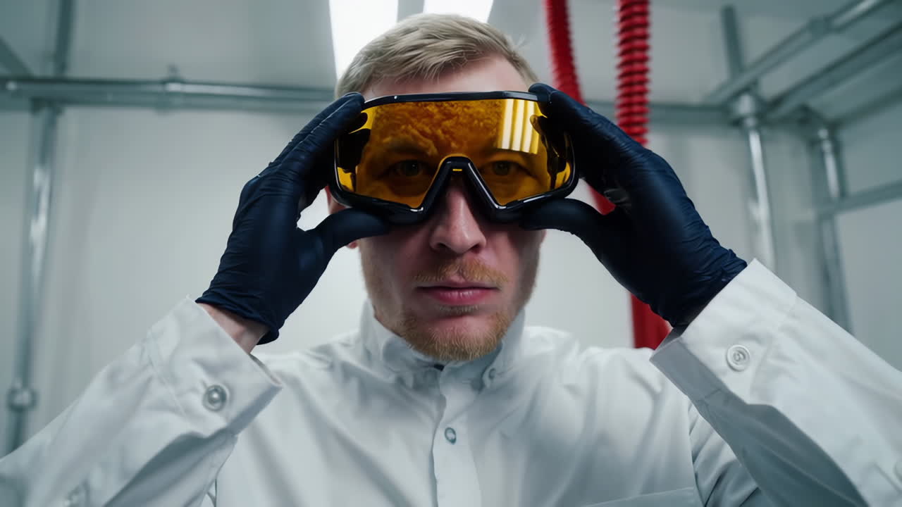 Scientist in Industrial Laboratory