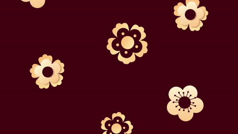 gold plum blossom pattern