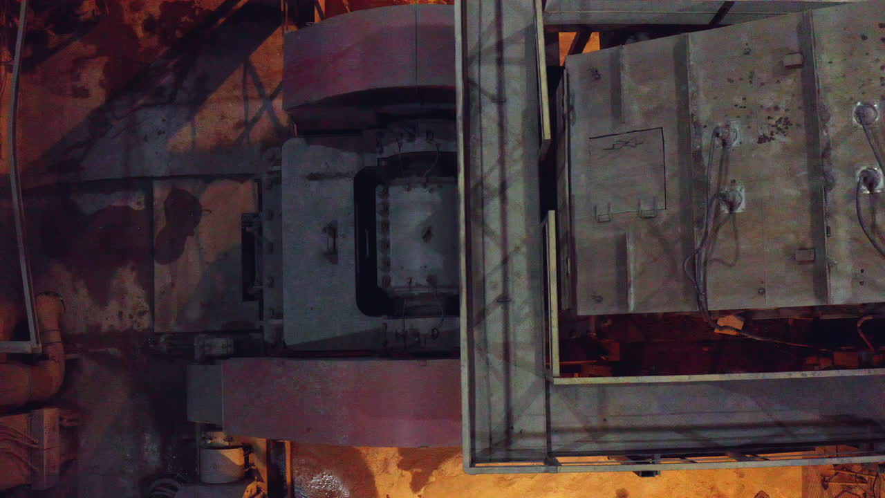 vista de los componentes de las máquinas industriales