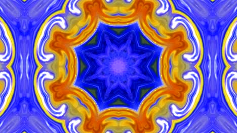 patrón de color explosión decorativa movimiento de fondo caleidoscopio