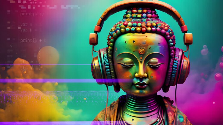 Buddha generato dall'IA