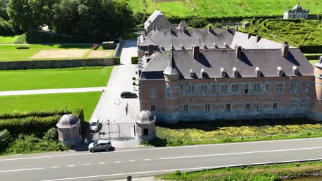 castle of freÿr 4k drone footage