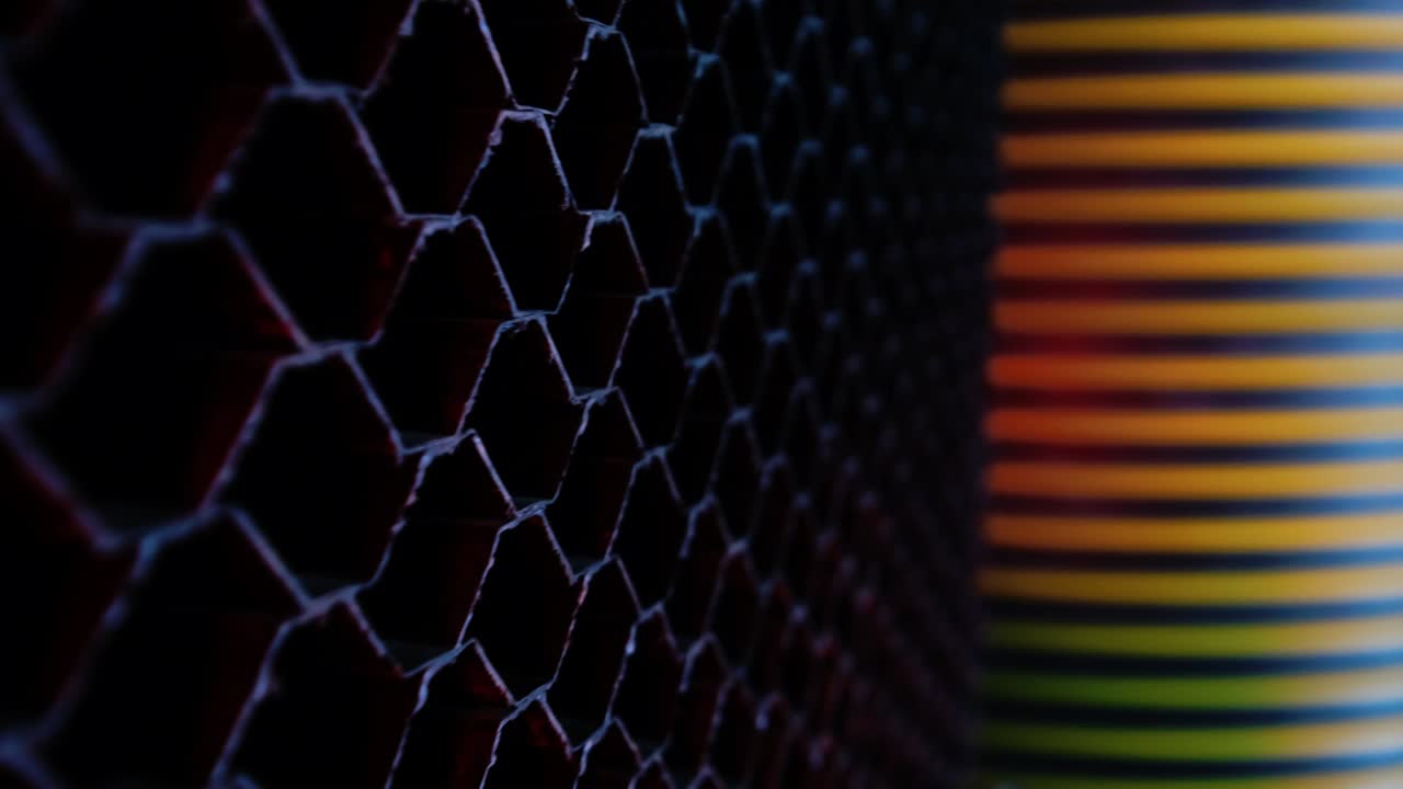 abstracción. pared de barril industrial en la sección