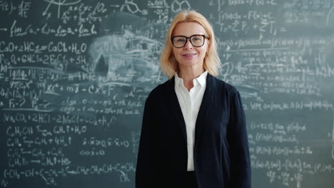 female teacher in a classroom