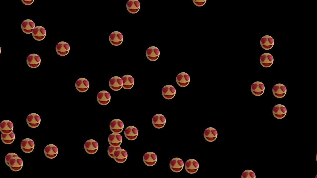 Emoticons flying