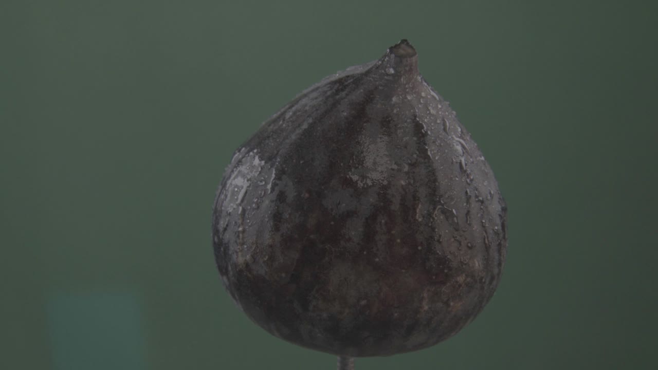 higo girando con bucle en pantalla verde para la tecla de croma